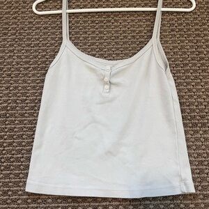 Brandy Melville Light Gray Tank Top